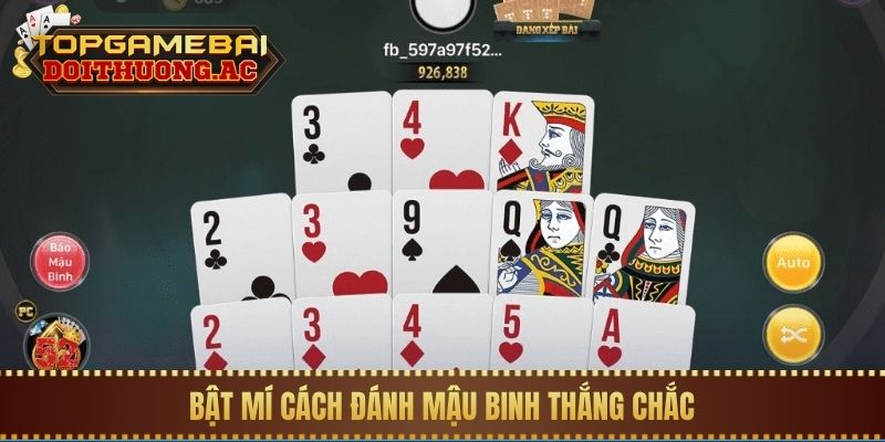 Hướng Dẫn Cách Chơi Mậu Binh (Binh Xập Xám) Giỏi 3 Bật mí cách đánh Mậu Binh thắng chắc
