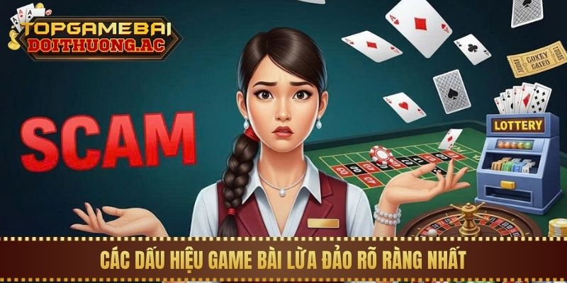 7 Dấu Hiệu Nhận Biết Cổng Game Bài Lừa Đảo Cần Tránh 2 Các dấu hiệu game bài lừa đảo rõ ràng nhất