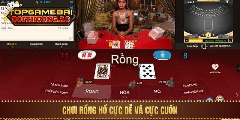 Top 5 Game Bài Dễ Chơi Dễ Thắng Nhất Cho Tân Thủ 2 Chơi Rồng Hổ cực dễ và cực cuốn