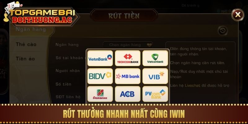 Top 10 Game Bài Đổi Thưởng Rút Tiền Về ATM Nhanh Nhất 3 Rút thưởng nhanh nhất cùng iWin