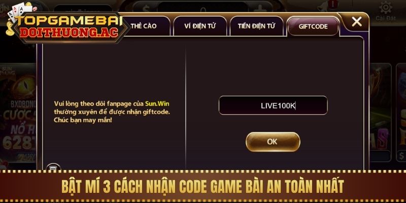Bật mí 3 cách nhận code game bài an toàn nhất