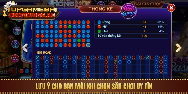 Lưu ý cho bạn mới khi chọn sân chơi uy tín